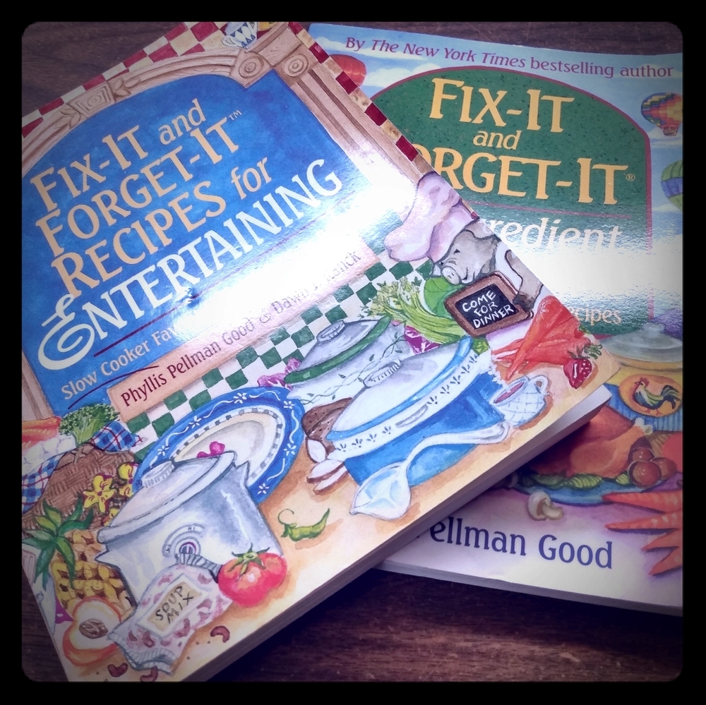 Bundle of 2 Fix it and Forget it cookbooks